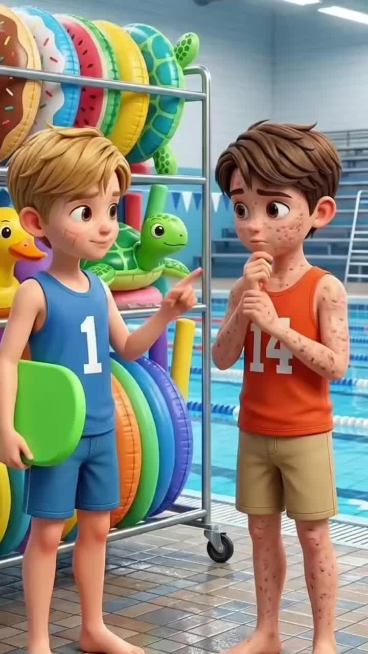 Your skin condition is really bad, won't it hurt when you swim, and will it spread… TikTok video