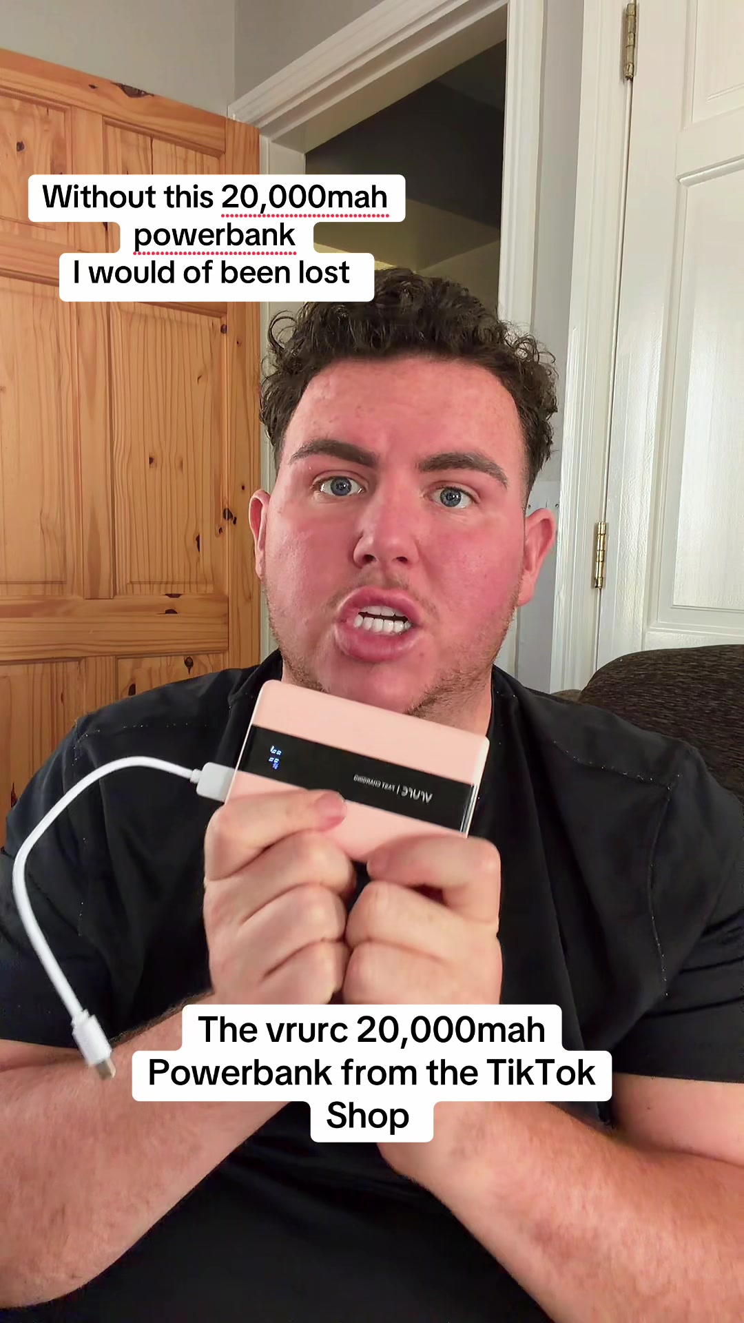 이 20,000mAh 보조배터리가 없었다면 정말 큰일 날 뻔했어요 / TikTok Shop의 vrurc 20,000mAh 보조배터리 TikTok video