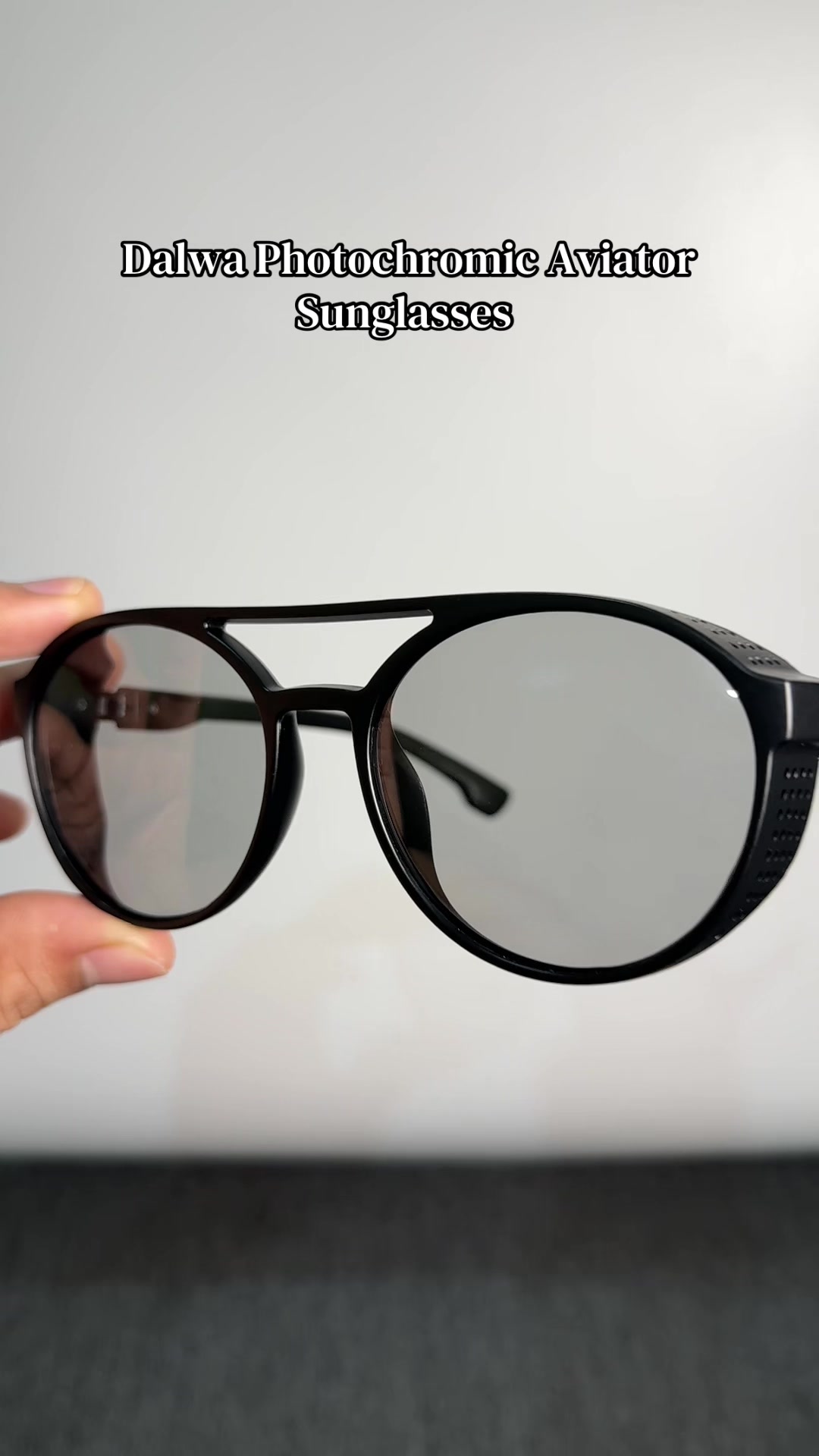 Lunettes aviateur photochromiques Dalwa TikTok video
