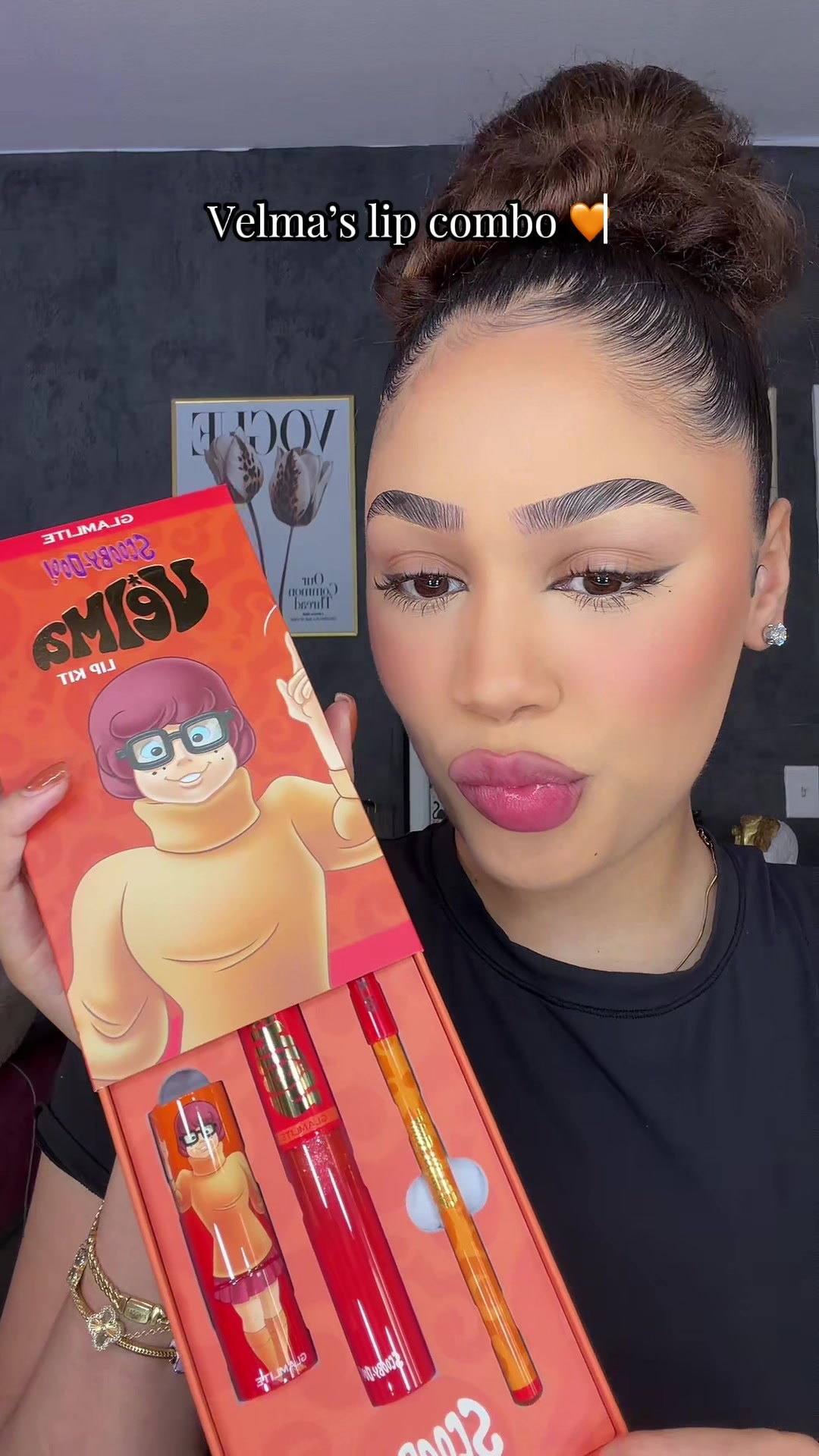 Velma's lip comb TikTok video