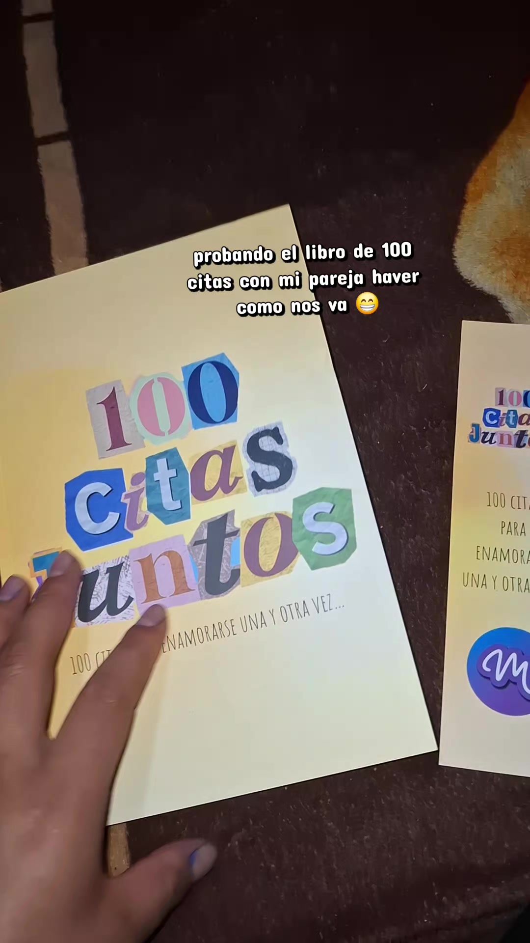 연인과 ‘100번의 데이트’ 책을 시험해 봅니다 😊 TikTok video