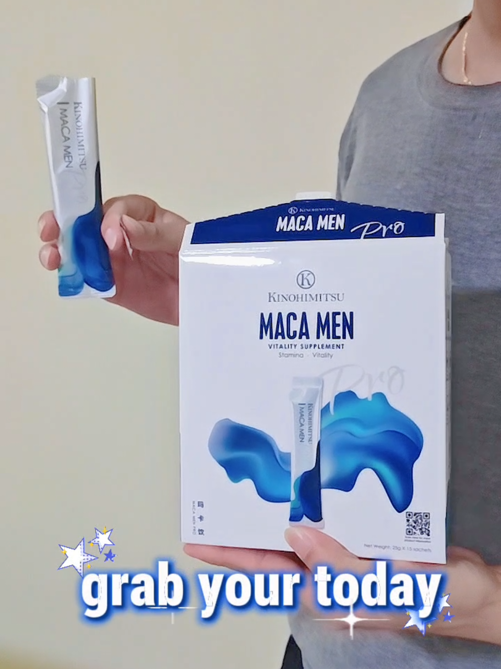 MEET KINOHIMITSU MACA MEN PRO A CONVENIENT 25ML SUPPLEMENT MADE FOR MEN WHO WANT TO… TikTok video