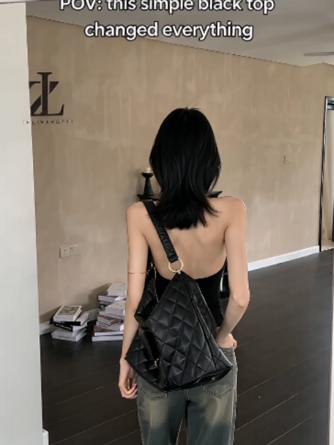 Hey sis, where did you get this black top? TikTok video