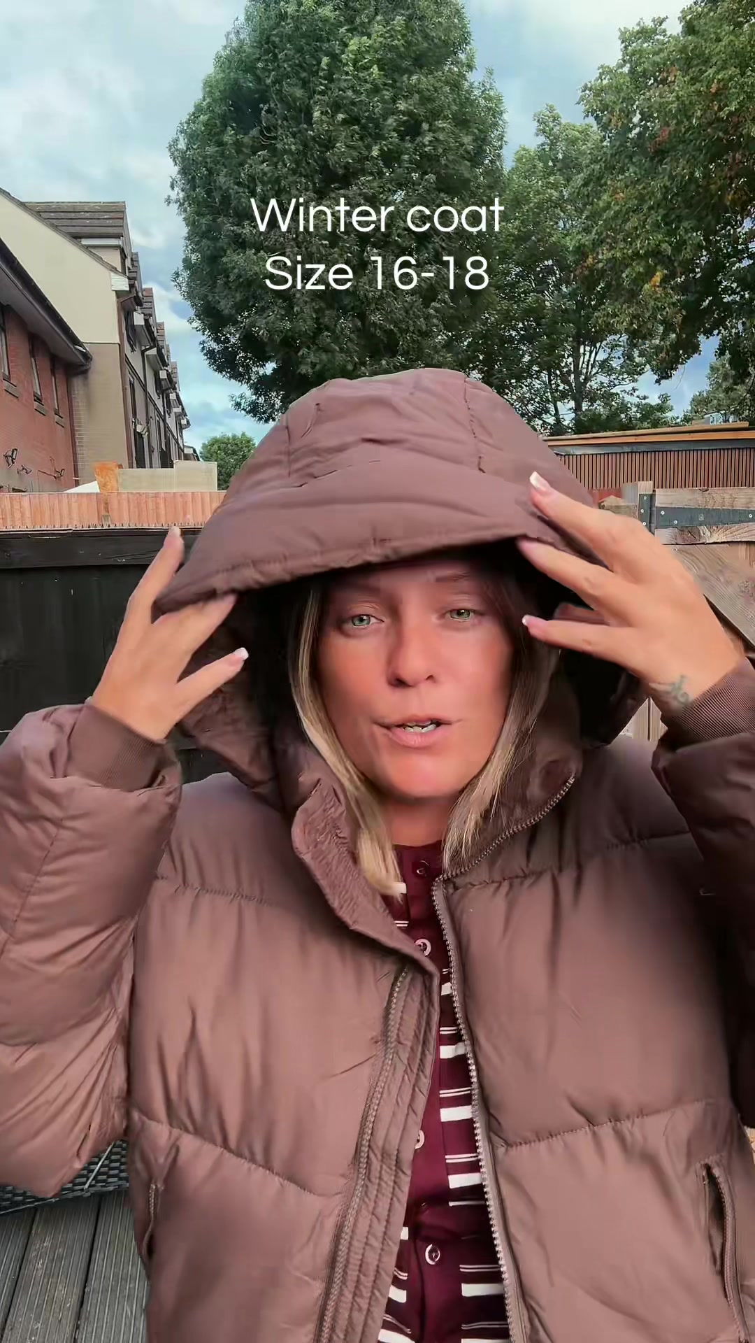 Manteau d'hiver taille 16–18 TikTok video
