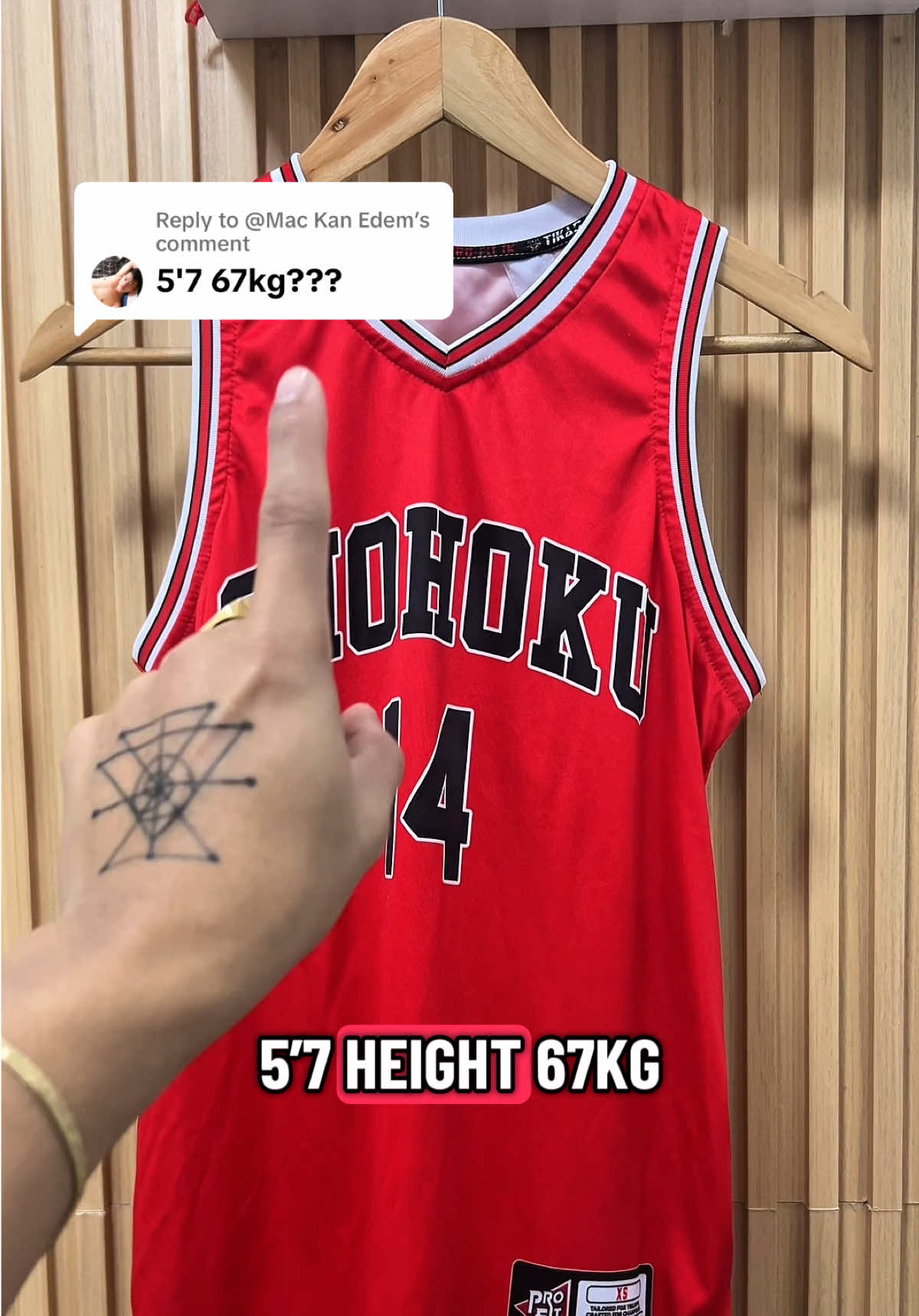 5'7、67KG，要看情况：BOSSING，亚洲尺码 TikTok video