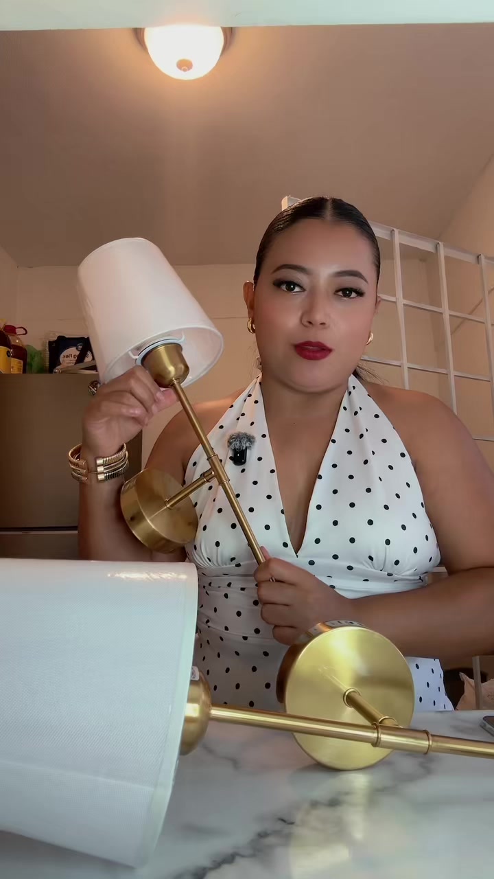 我想把这两盏漂亮的灯放在客厅里…… TikTok video