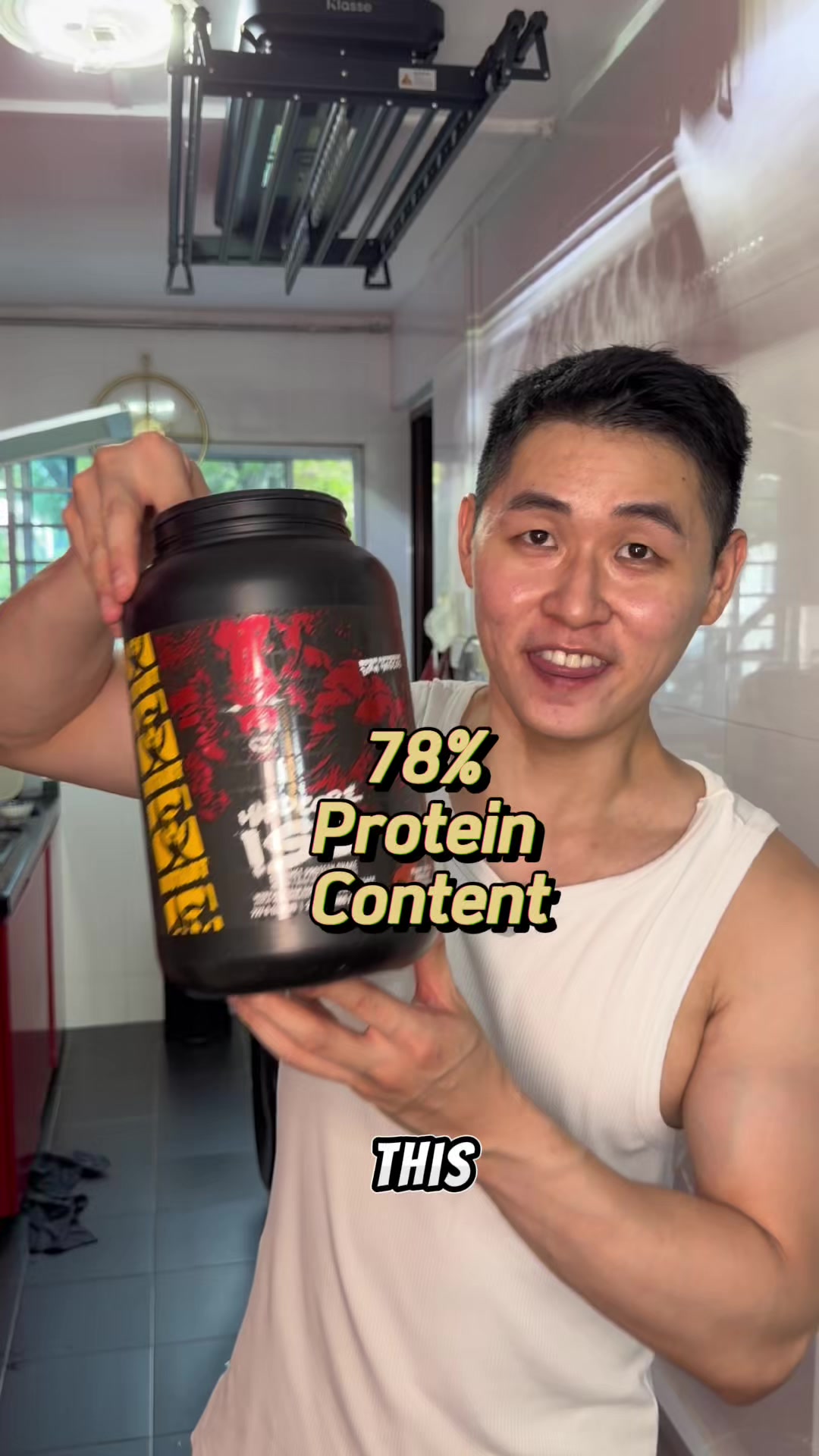 This is the protein I'm currently taking. TikTok video