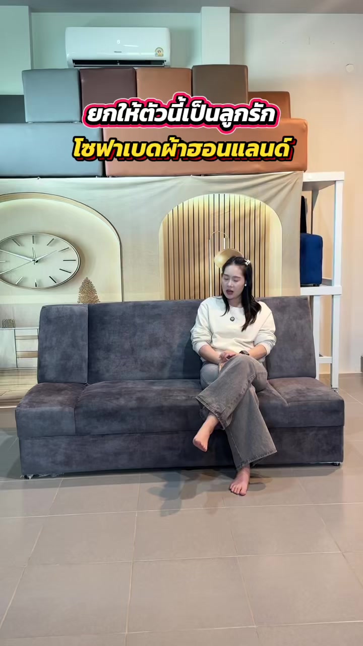 Treat this one as my favorite child Holland fabric sofa bed TikTok video