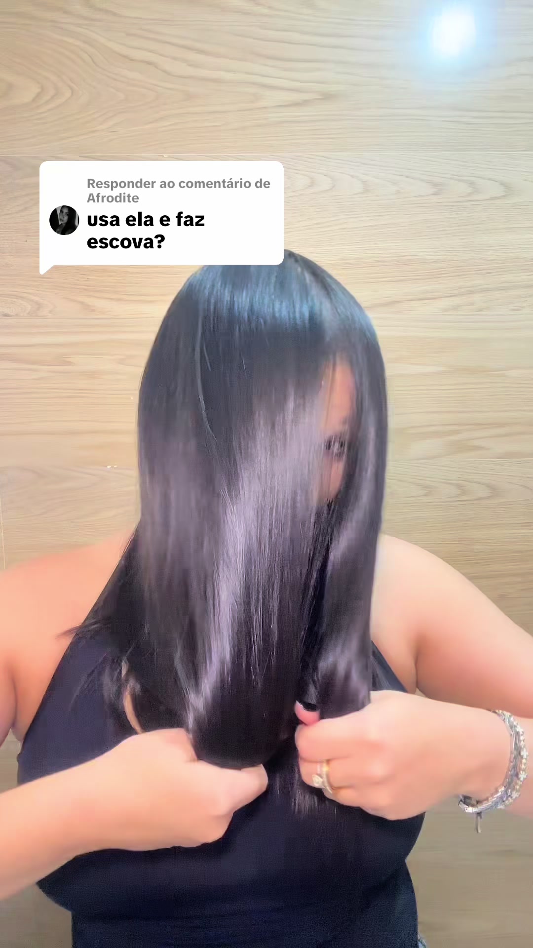 Use it and do a blowout? TikTok video