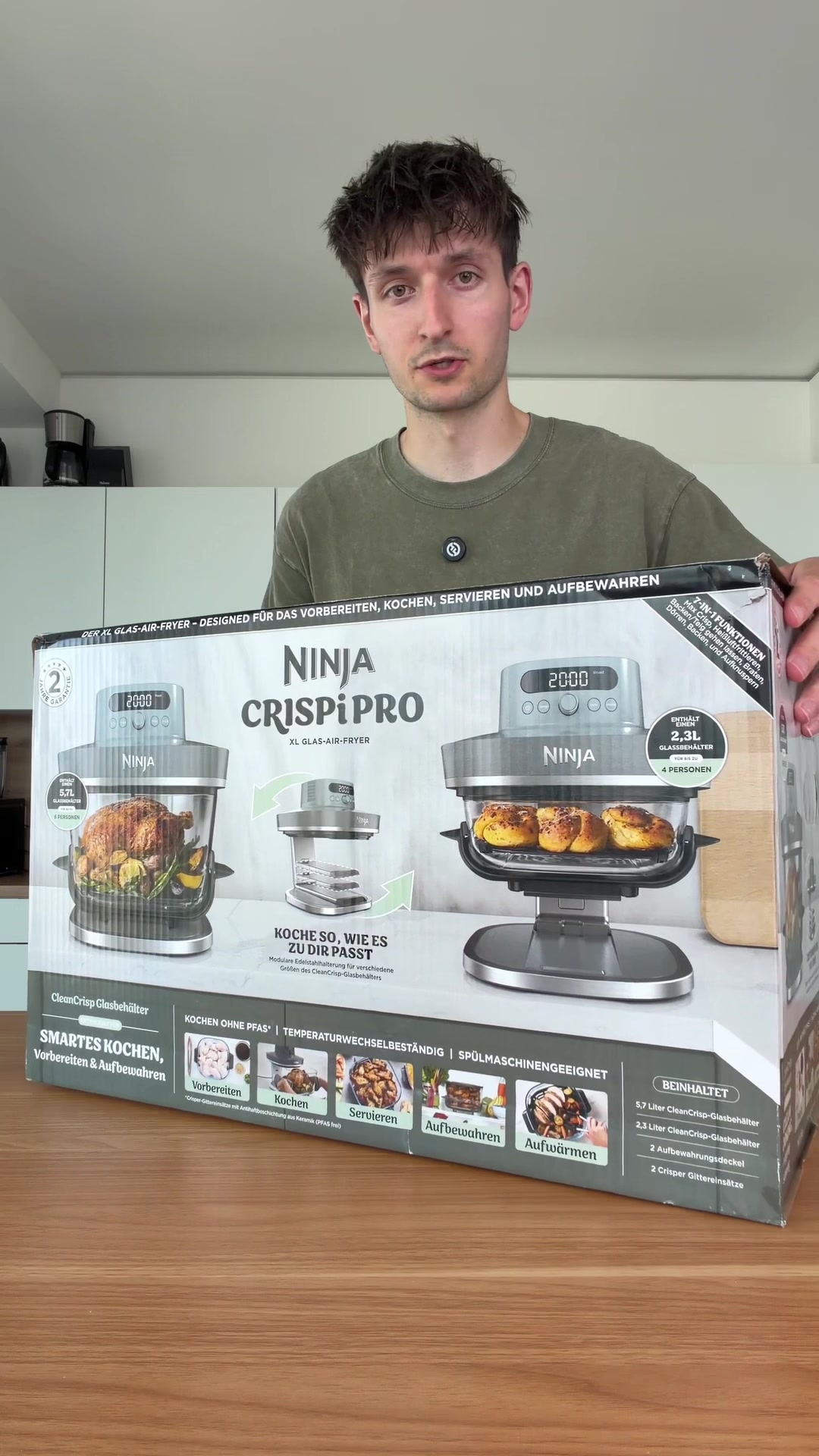 Someone just bought the brand new Ninja Crispi Pro 4. TikTok video