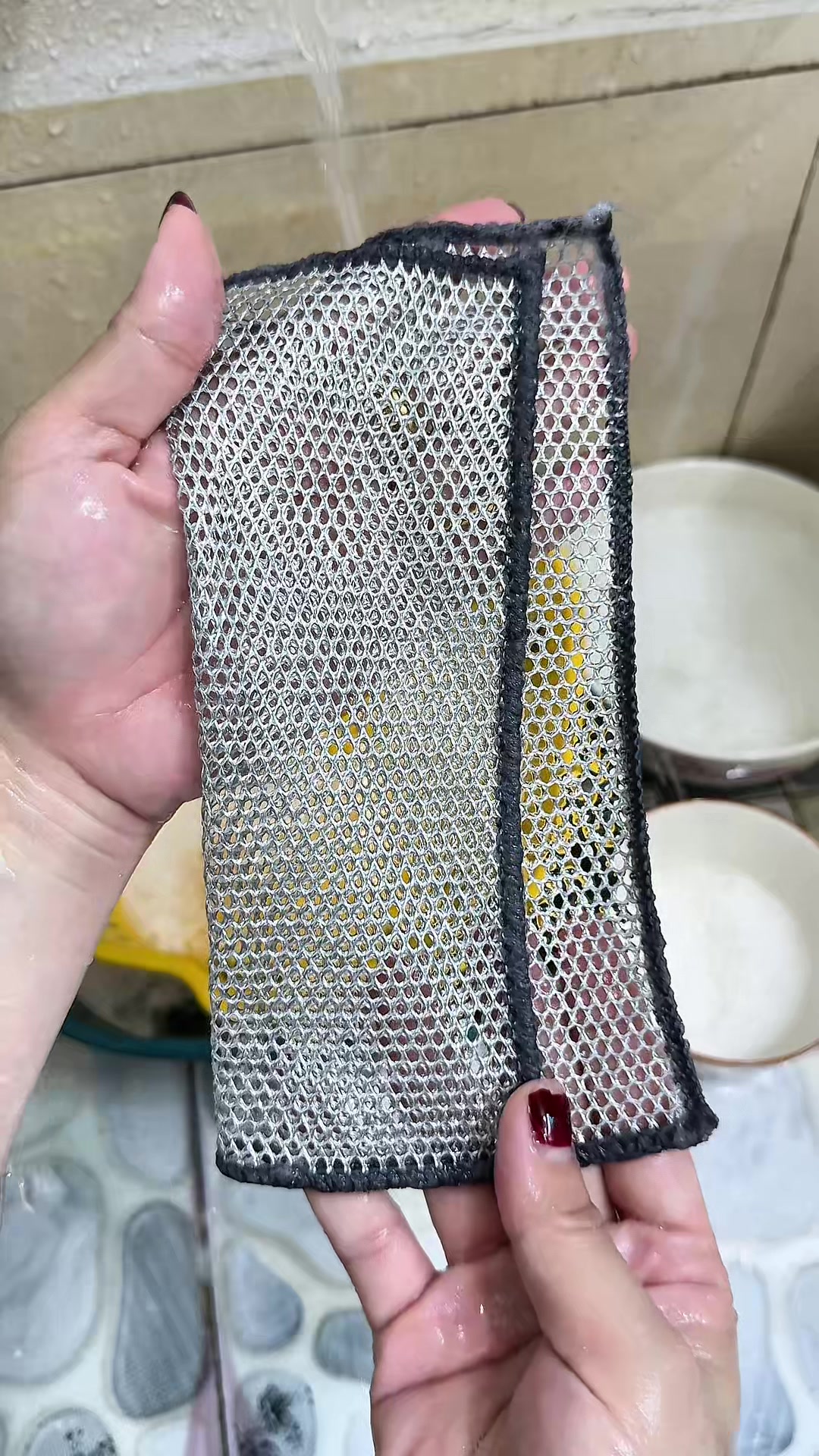 Switch to this metal wire dishcloth. TikTok video