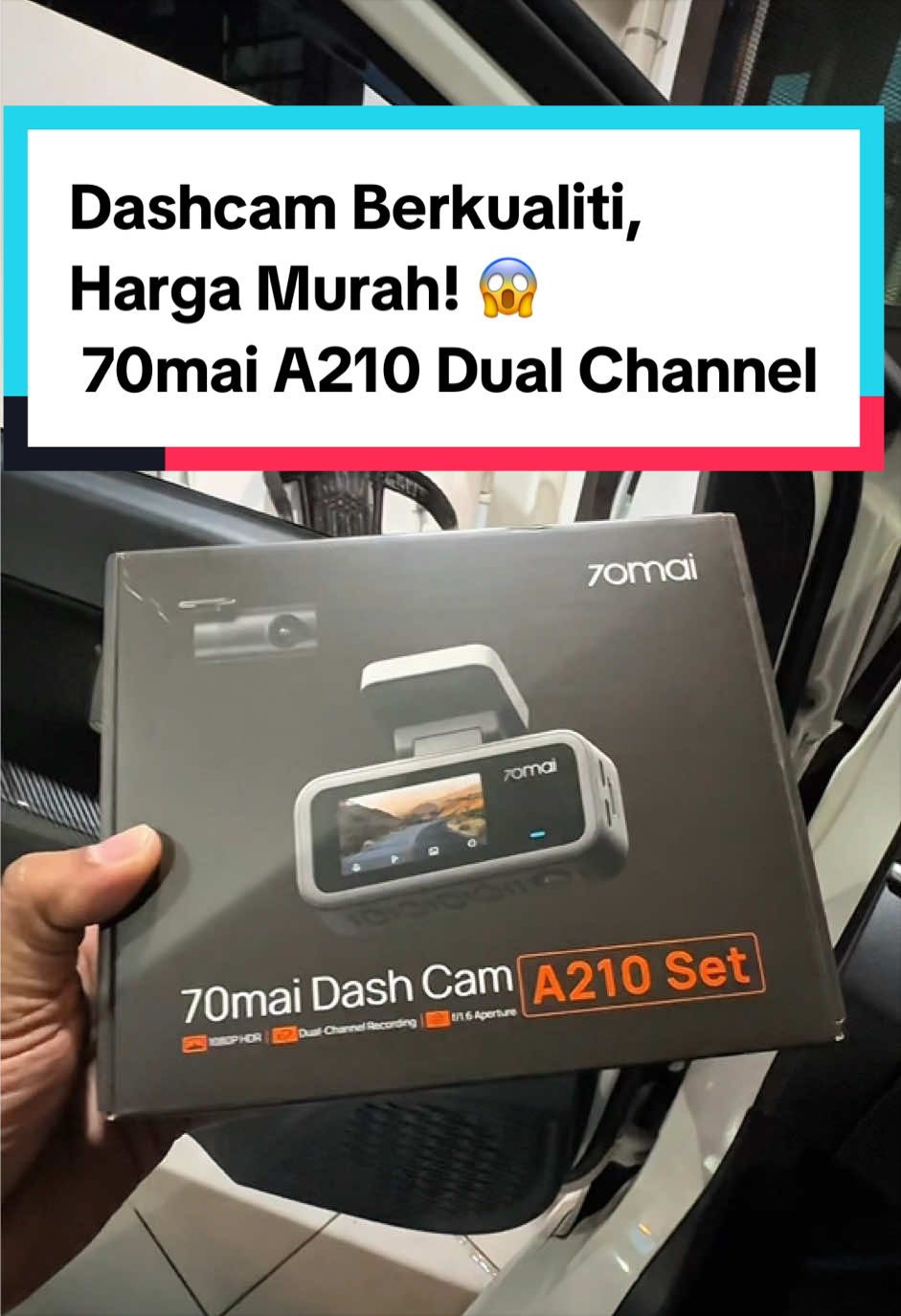 Dashcam Berkualiti, Harga Murah! TikTok video