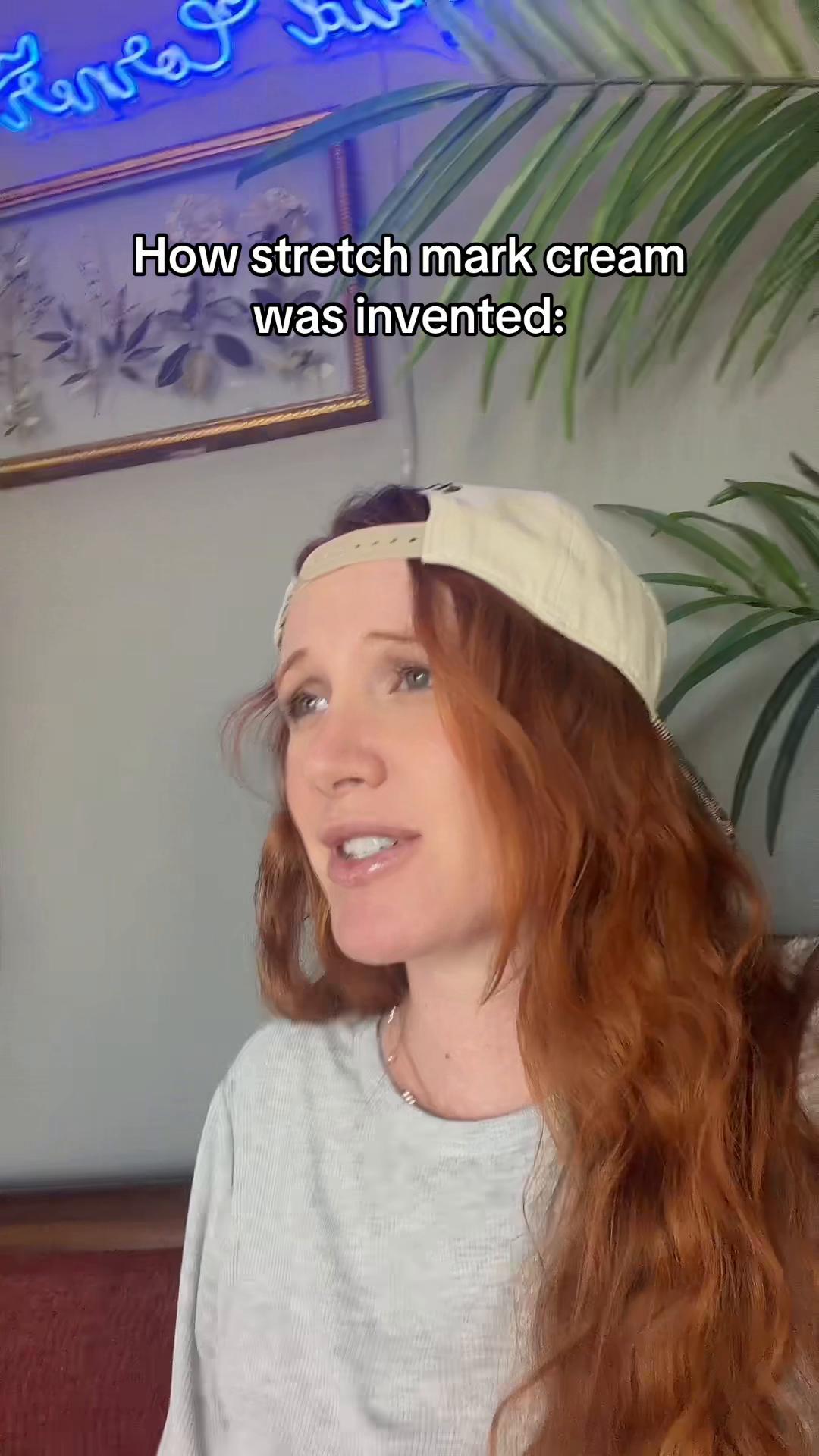How stretch mark cream was invented: TikTok video