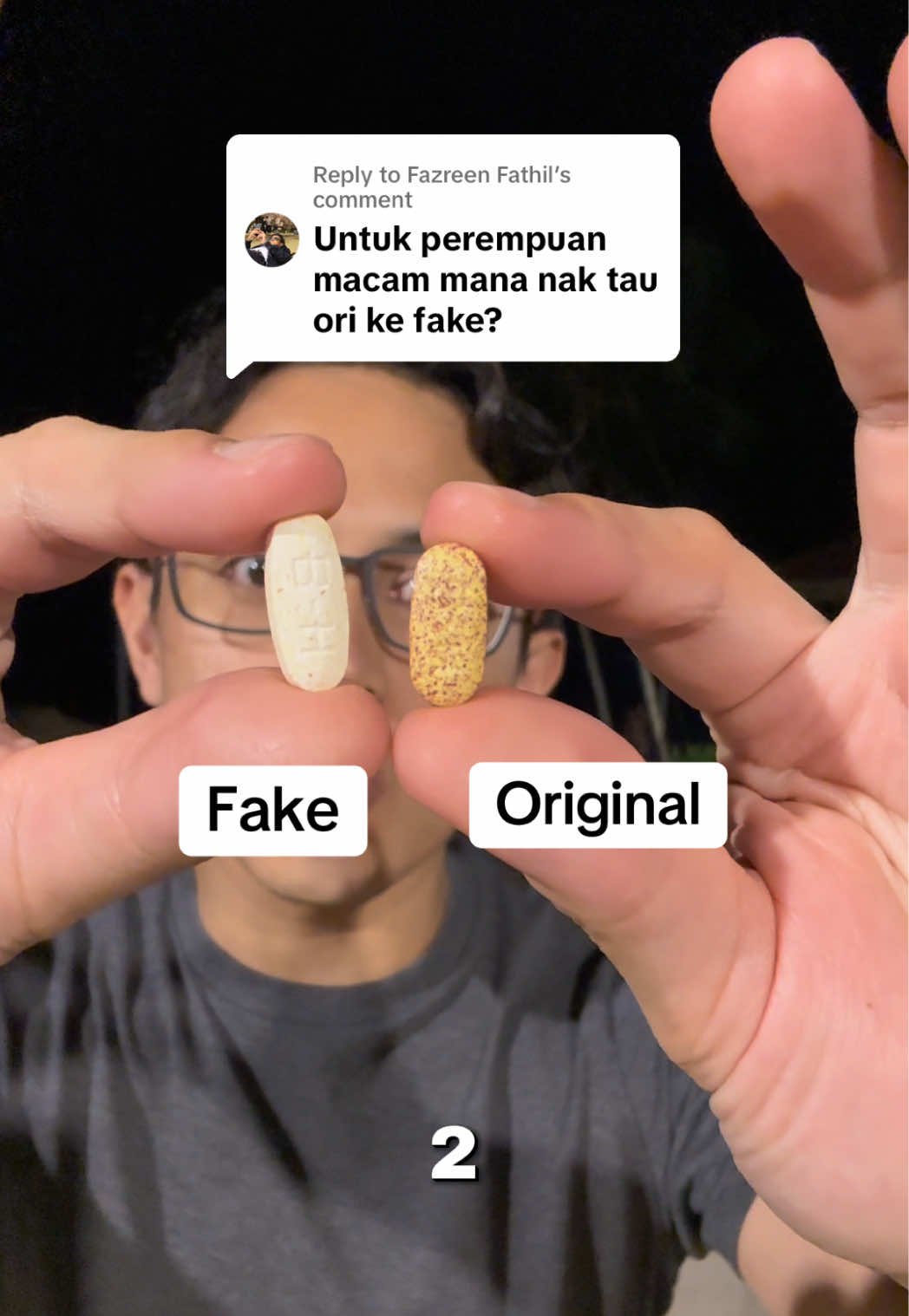 If you want to know which is original or fake, look at these two, both are printed… TikTok video