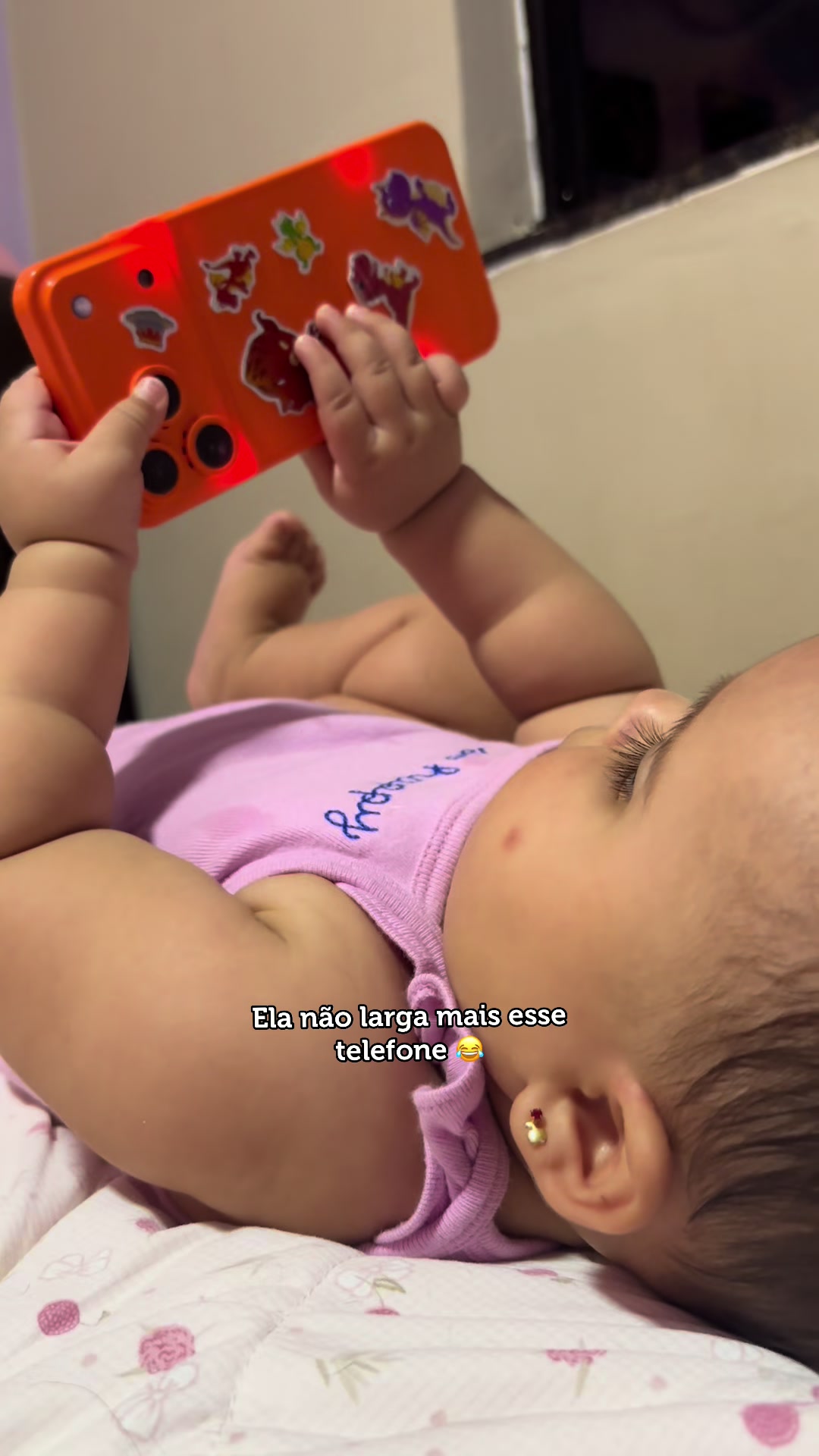 She never lets go of this phone 😂 TikTok video