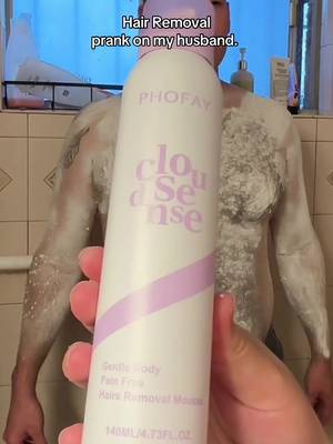 Hair Removal prank on my husband. TikTok video