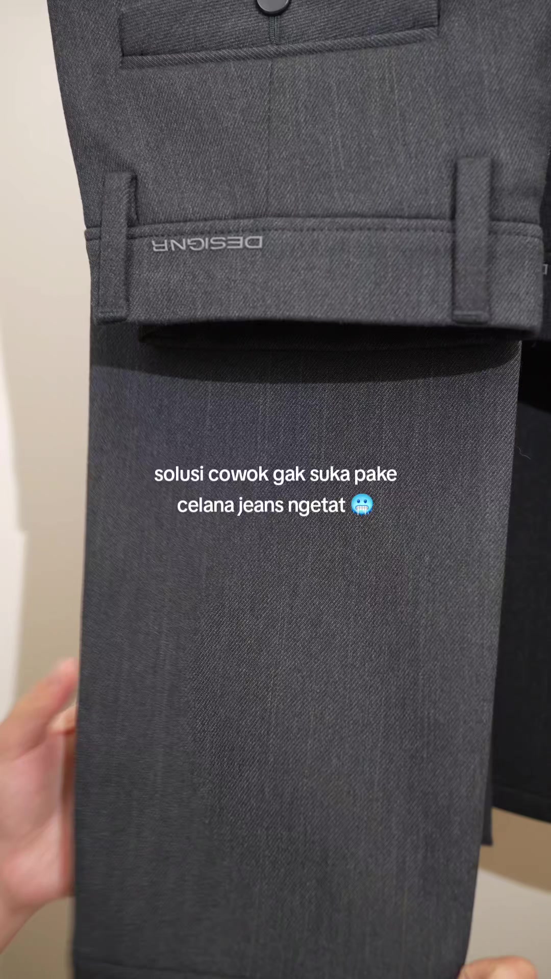 Solution for guys who don't like wearing tight jeans 😬 TikTok video
