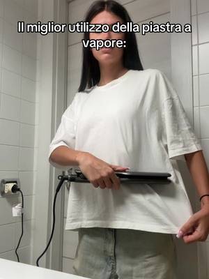 The best use of the steam straightener: TikTok video