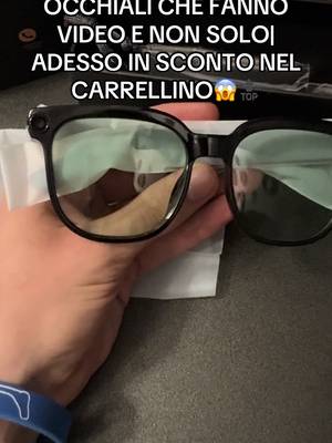 OCCHIALI CHE FANNO VIDEO E NON SOLO| ADESSO IN SCONTO NEL CARRELLINO😱⬆️ TikTok video