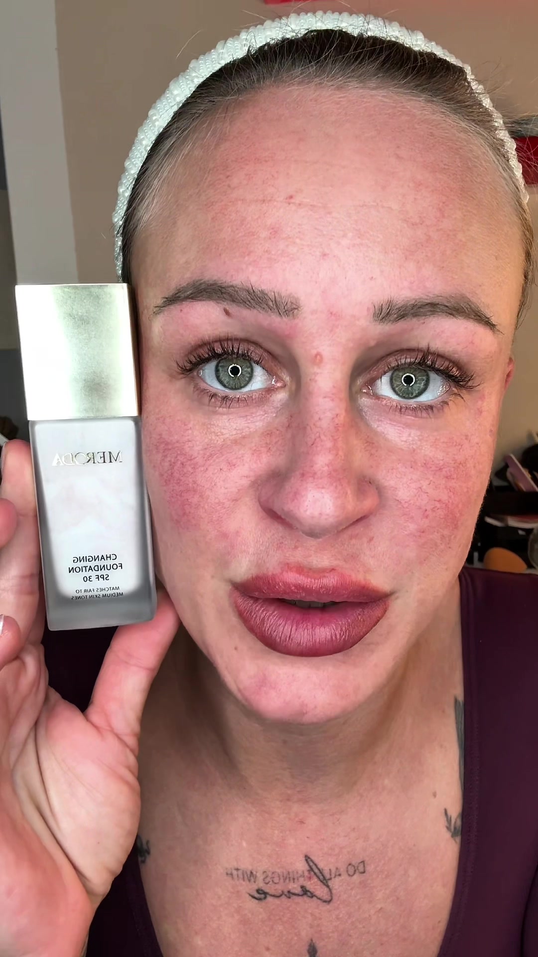 I stopped struggling to find my perfect foundation shade, I just bought this white… TikTok video