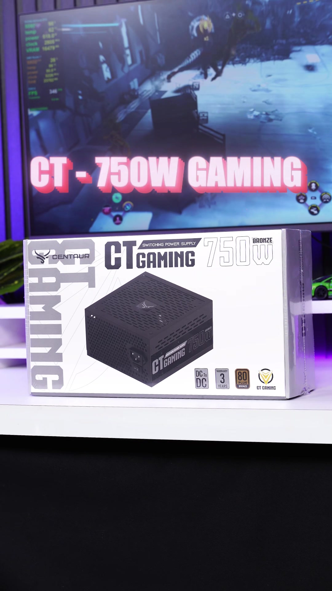 750W POWER CT - 750W GAMING 750W REAL WATTAGE 62.5 AMPS ACTIVE PFC DC-TO-DC 3 YEARS… TikTok video