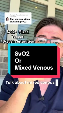 Talk about mixed venous? TikTok video