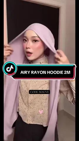 OK, this light purple hijab is very beautiful, I really like it. TikTok video