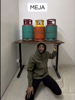 Replying to Ibrahim's comment: try putting the gas cylinder on top to see if it is… TikTok video