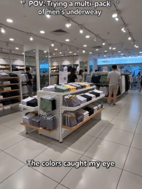 POV: Trying a multi-pack of men’s underwear The colors caught my eye Black, Gray,… TikTok video
