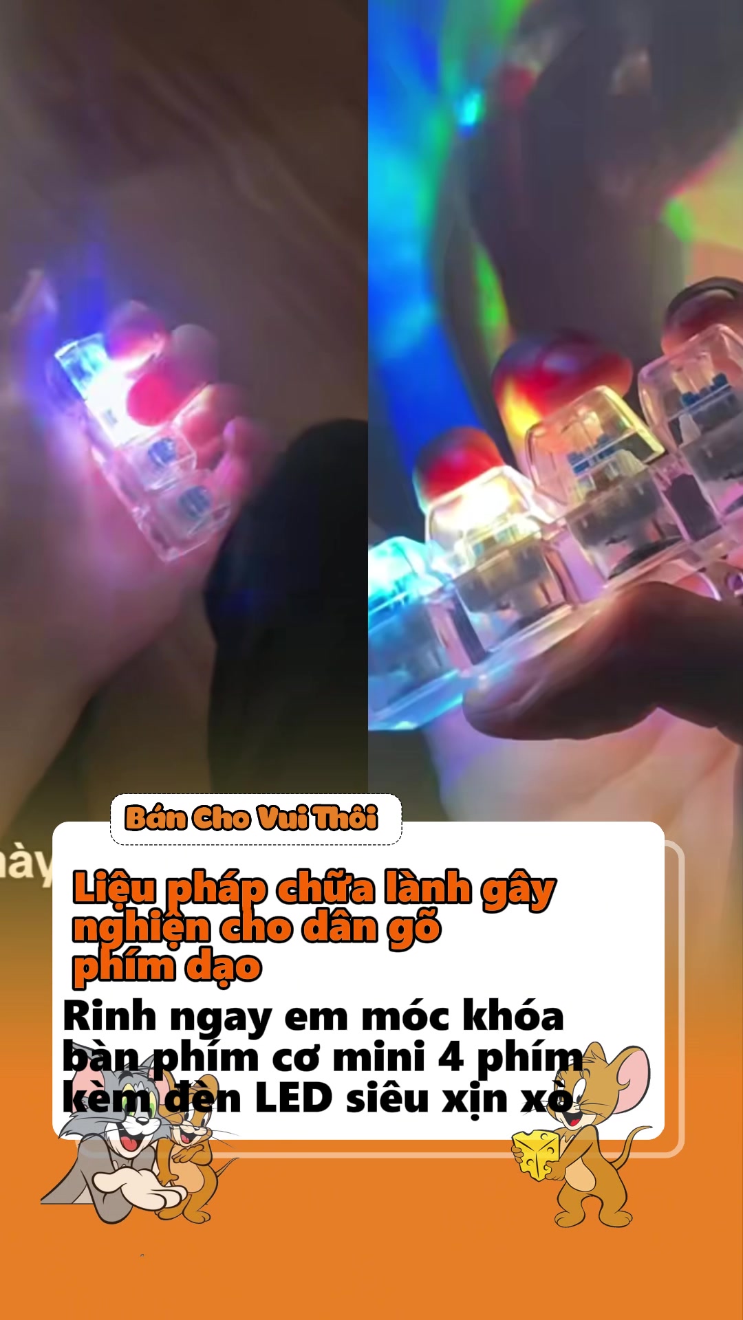 An addictive healing therapy for keyboard lovers, get this mini 4-key mechanical… TikTok video