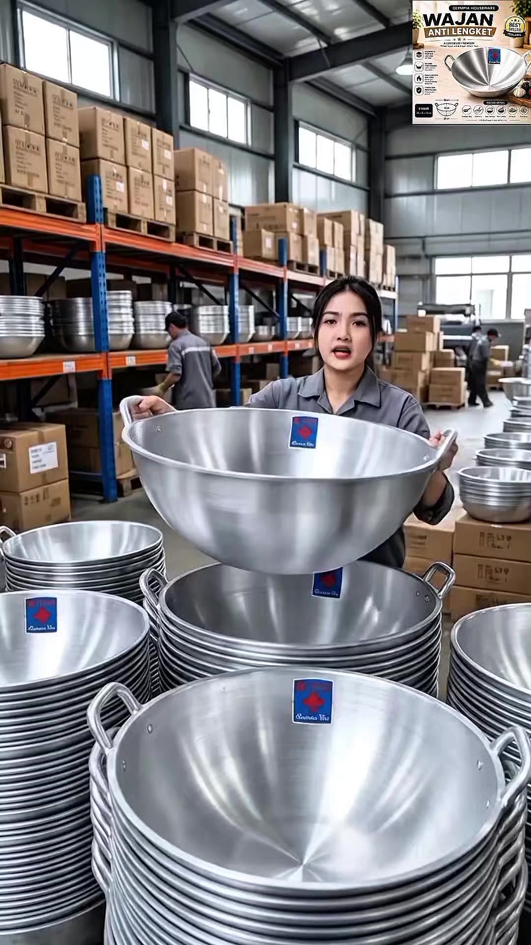 This warehouse is such a mess, totally packed full, the boss wants it cleared… TikTok video