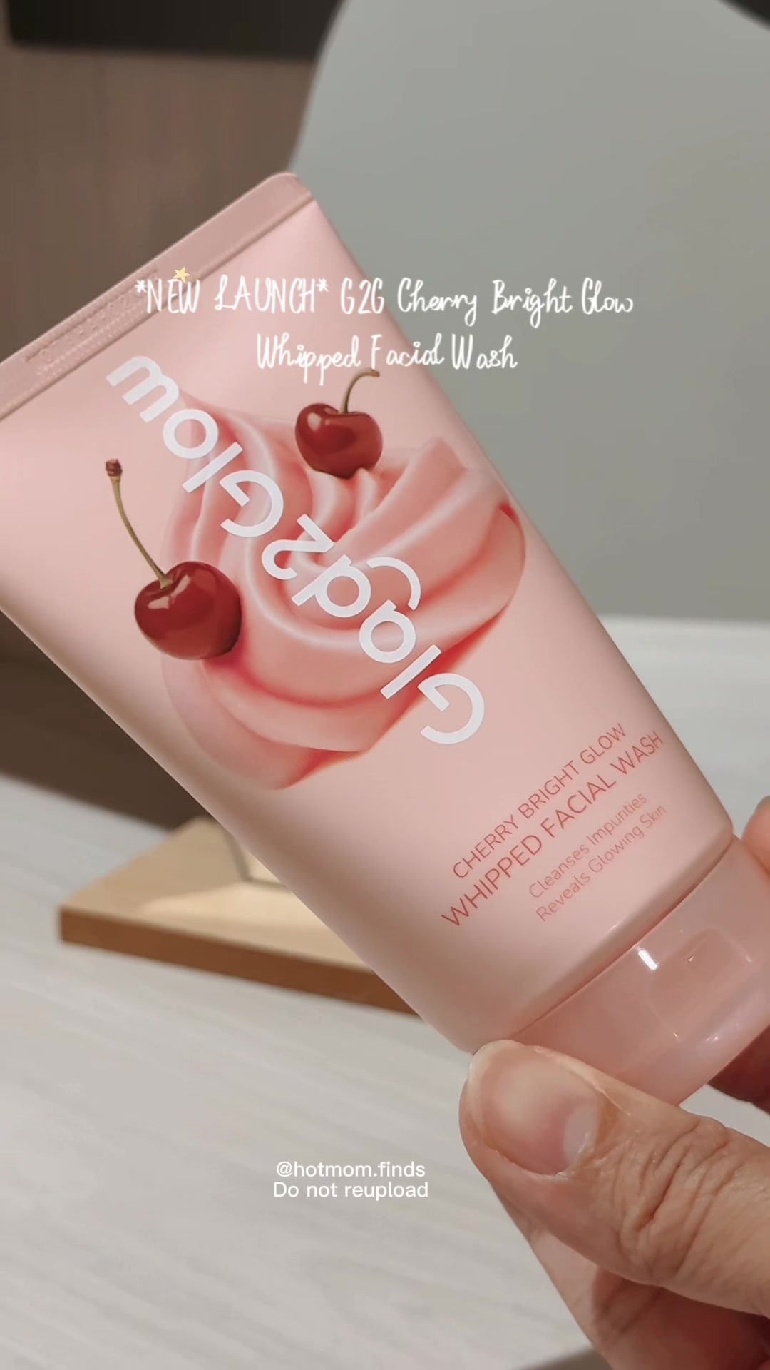 *NEW LAUNCH* G2G Cherry Bright Glow Whipped Facial Wash TikTok video