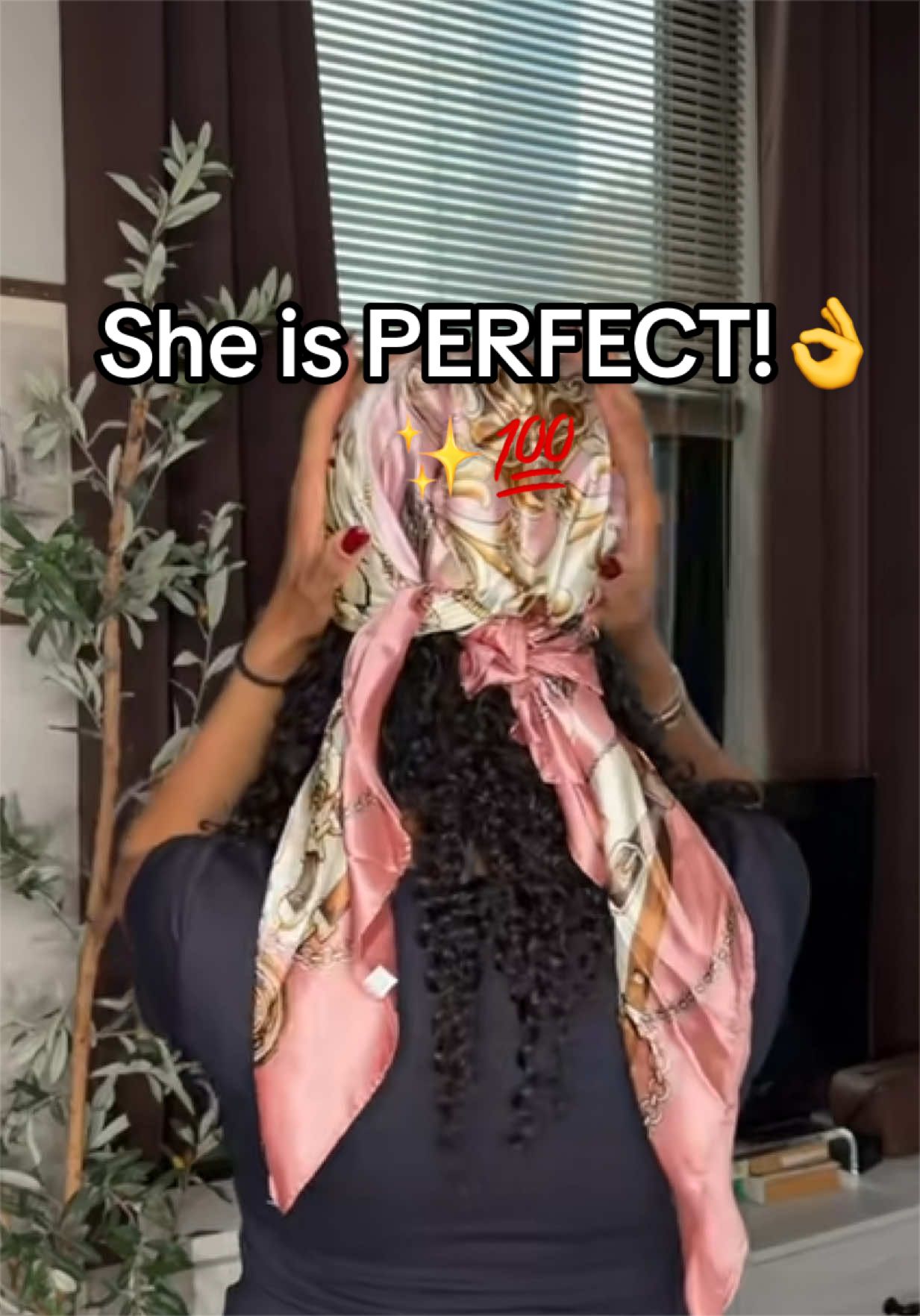 I'm so excited about this scarf, I got it from the TikTok shop. TikTok video