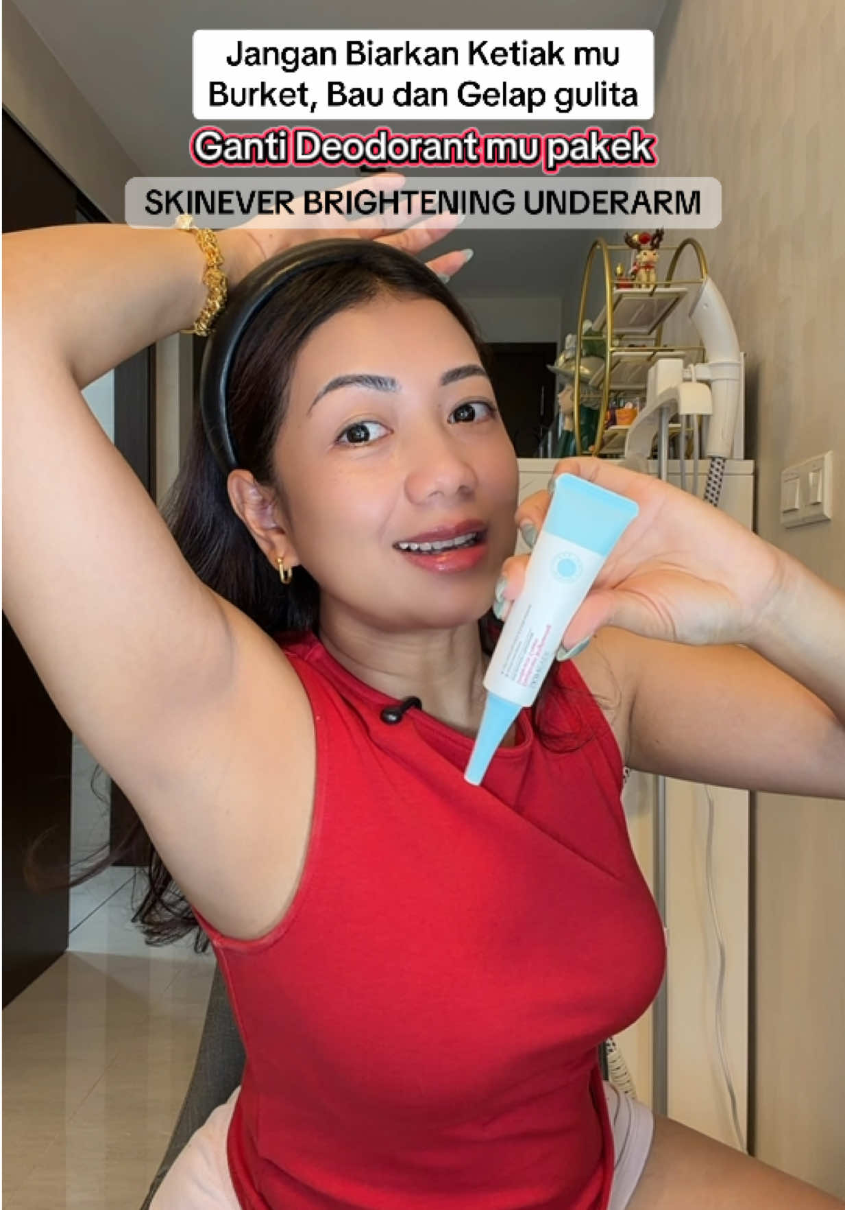 Don't let your armpits get dark, smelly and rough, Change your deodorant to use… TikTok video