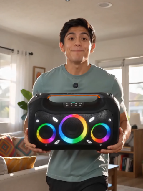 Check out this amazing high-power portable speaker, perfect for throwing the best… TikTok video