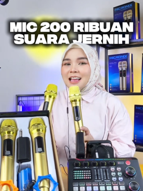NO MORE SELLING WIRELESS MIC WITH PRICE 200K, CLEAR SOUND TikTok video