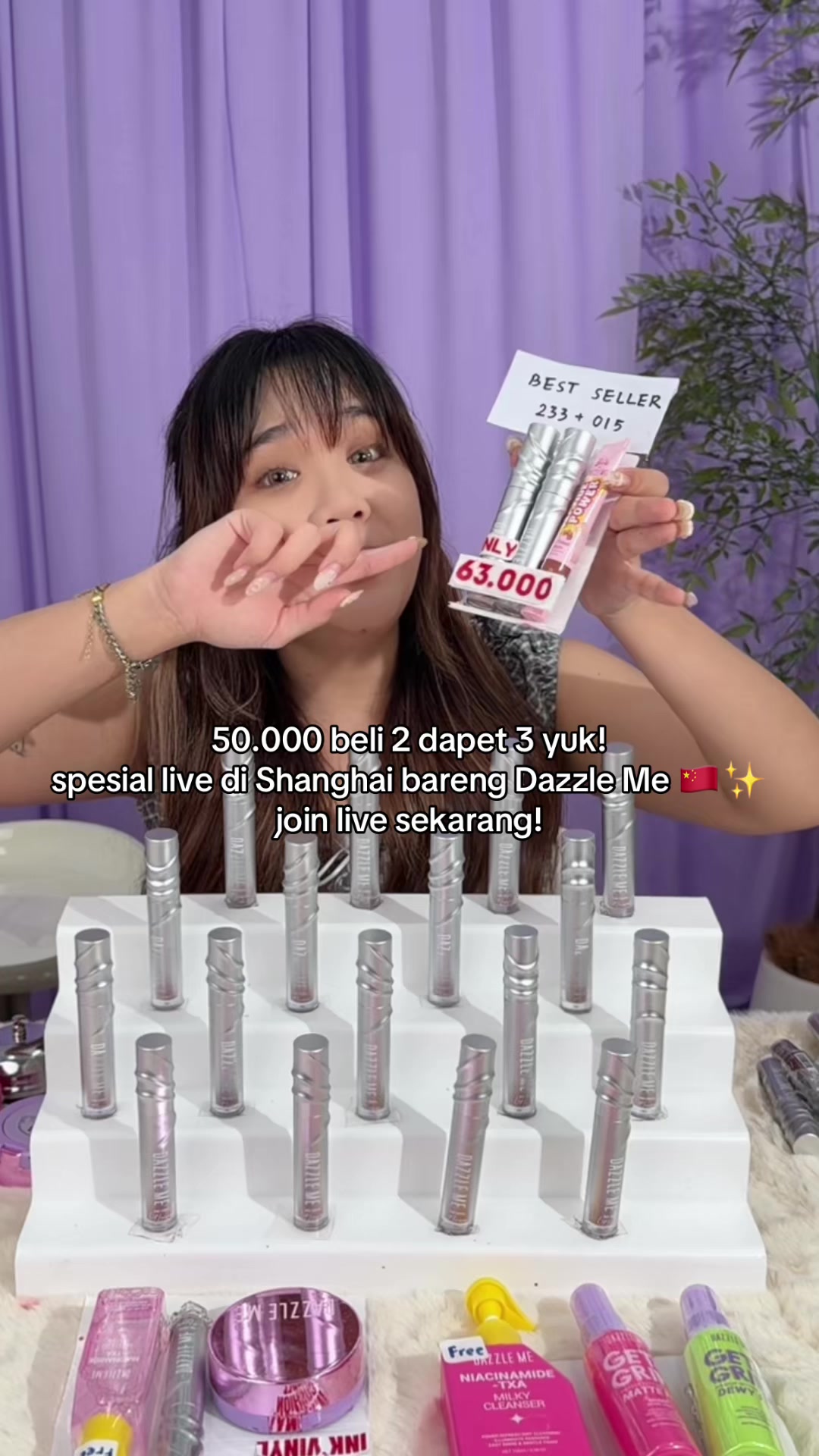 Get 3 for the price of 2 at 50k! TikTok video