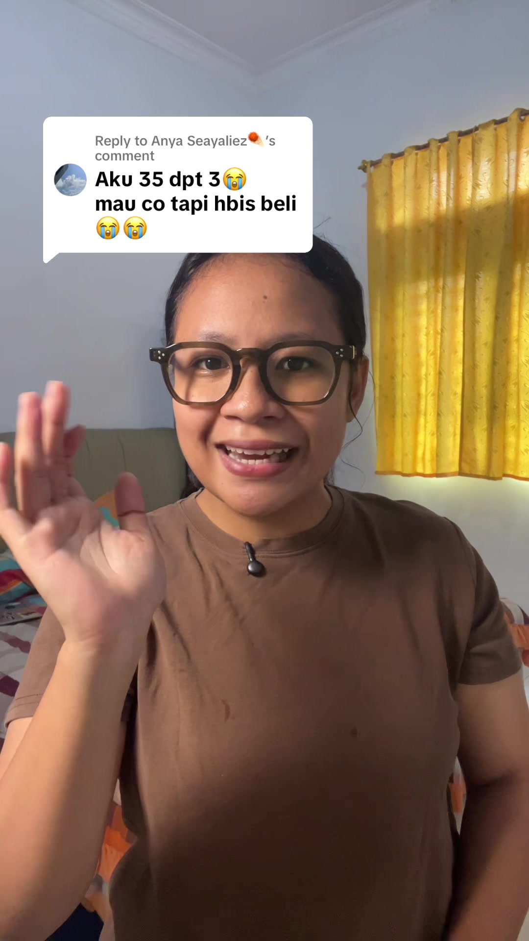 I got 3 pieces for 350 thousand rupiah, wanted to complain but I already bought… TikTok video
