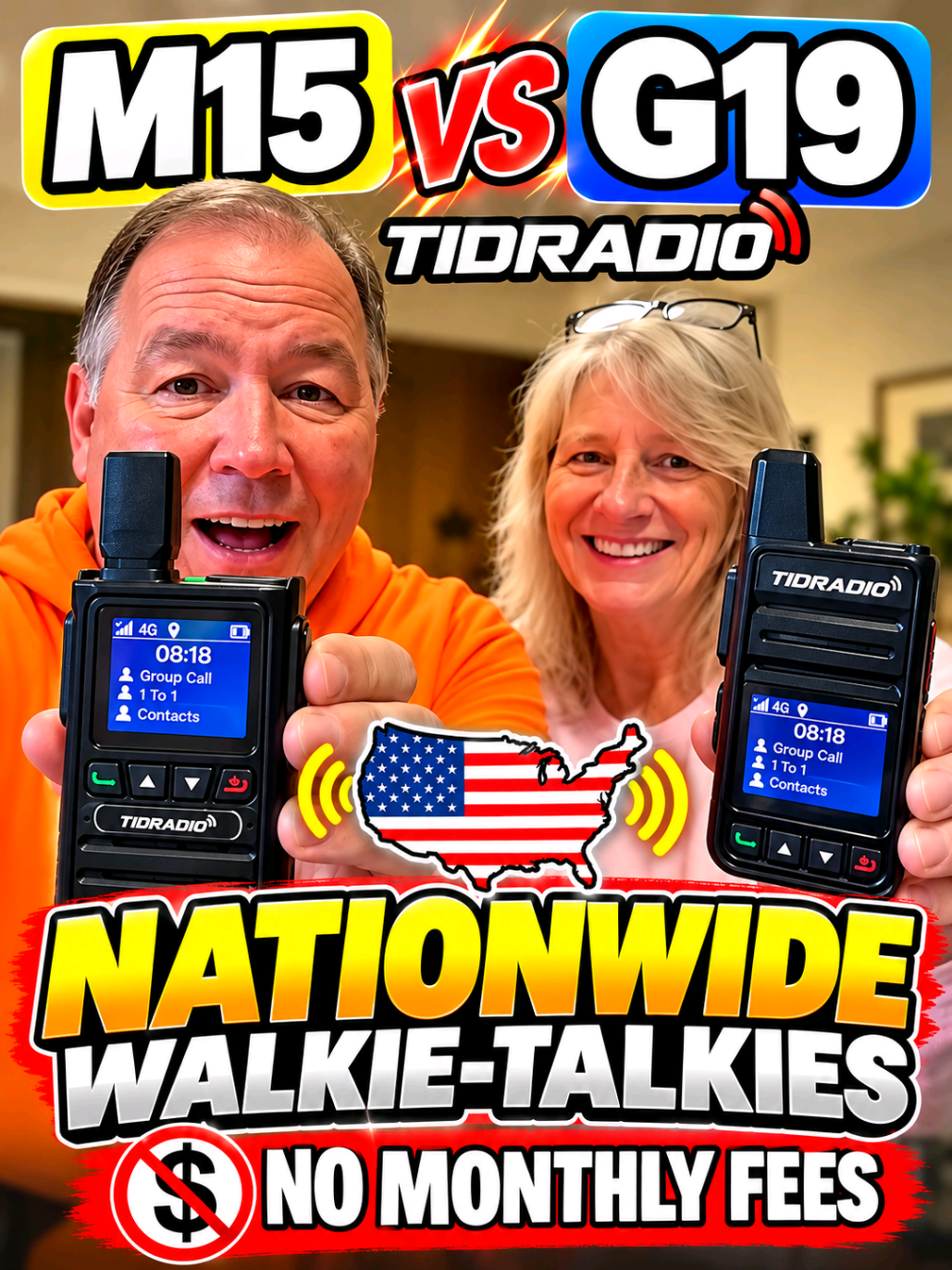 I picked up one of those 4G walkie talkies that work across the entire country. TikTok video