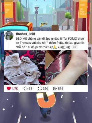 Multiple Vietnamese users share their before-and-after experience of using glycolic… TikTok video