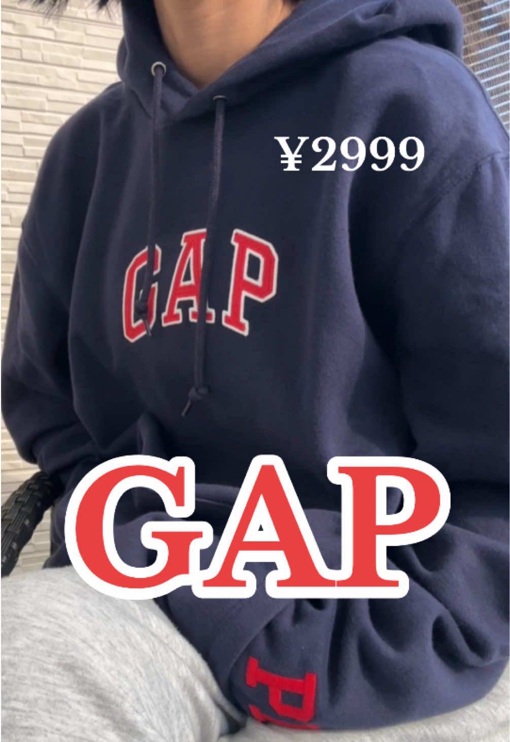 GAP hoodie was on sale for 2999 yen, stock is running low TikTok video