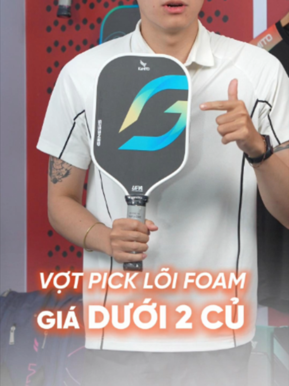 If you're looking for a foam core pickleball paddle under 2 million VND, choose the… TikTok video