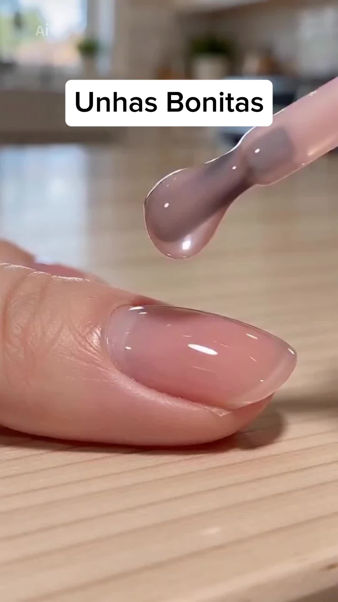 Elegant nails with no effort. TikTok video
