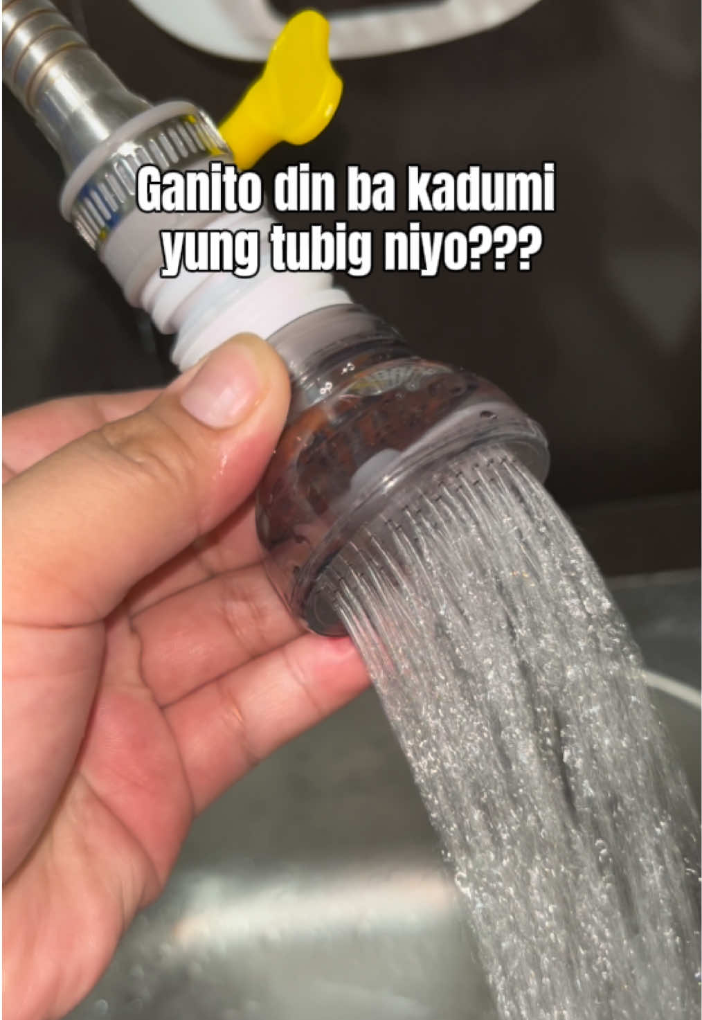 Is your water this dirty too??? TikTok video