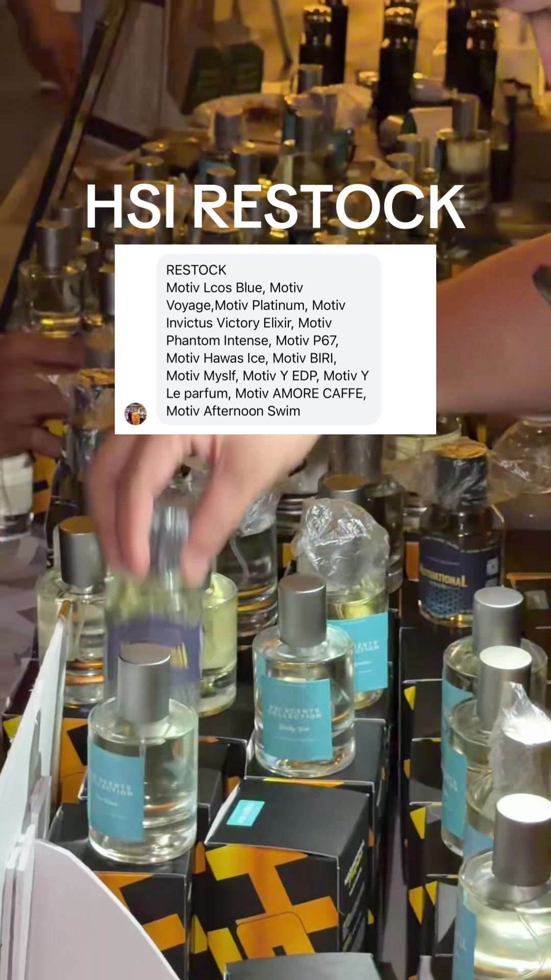 OK, here's the initial update for the HSI restock, everyone. TikTok video
