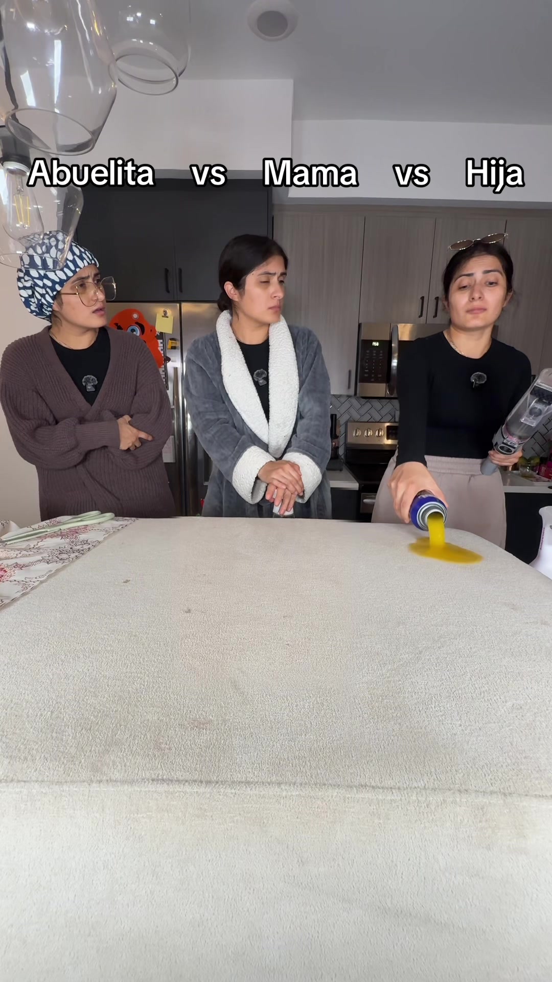 Look how dirty your sofa is. TikTok video