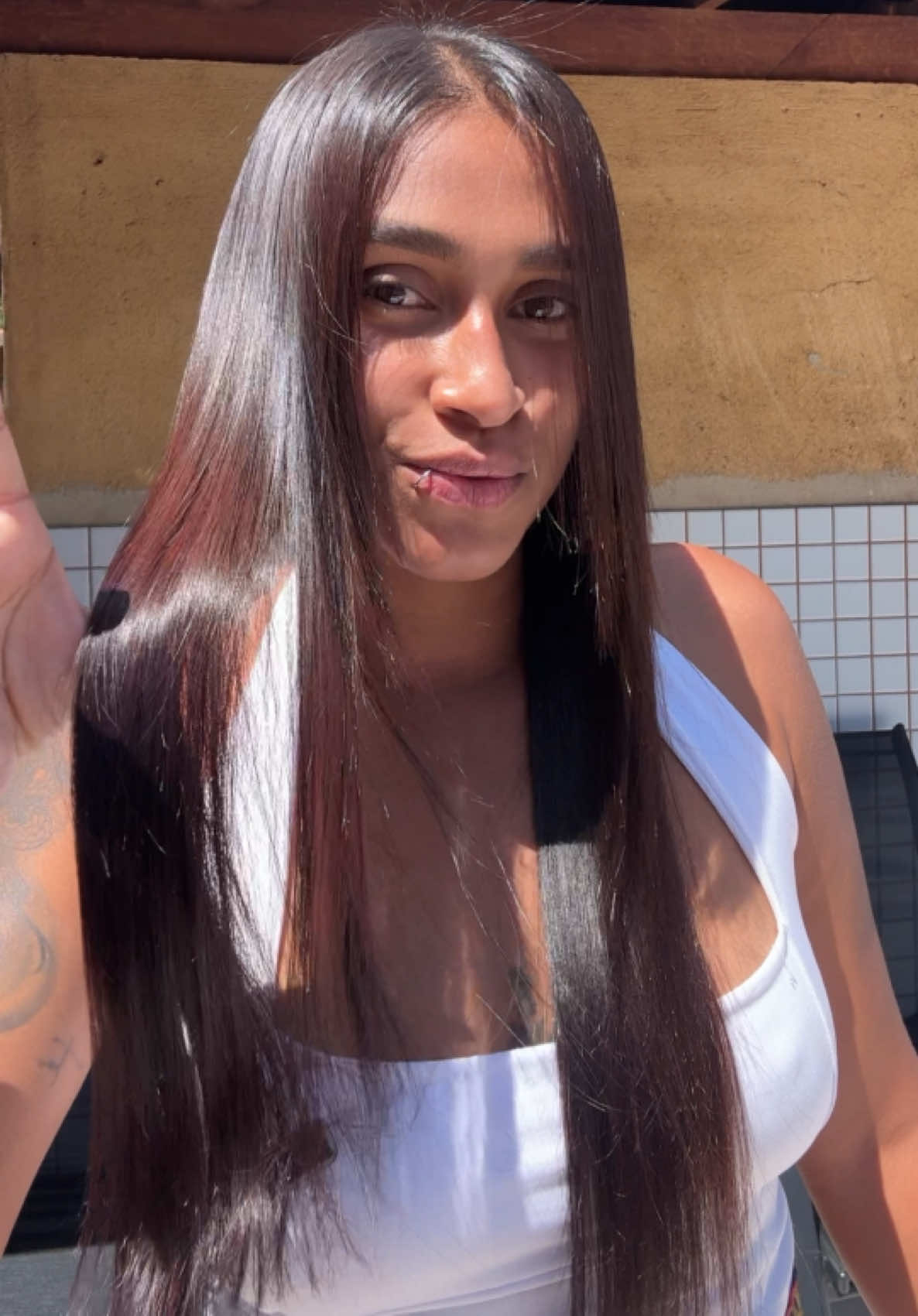 If you ask me for a hair straightening product recommendation, I will definitely… TikTok video
