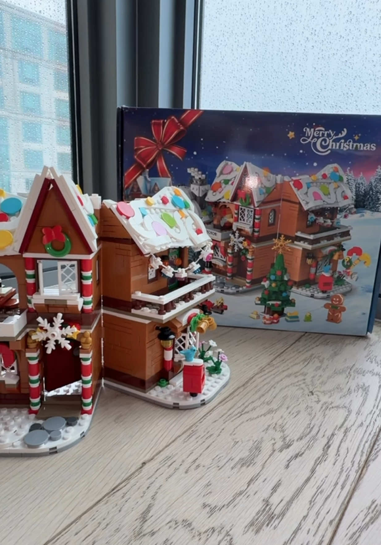 Finally, here is a gingerbread house we don't need to throw away after a week for… TikTok video