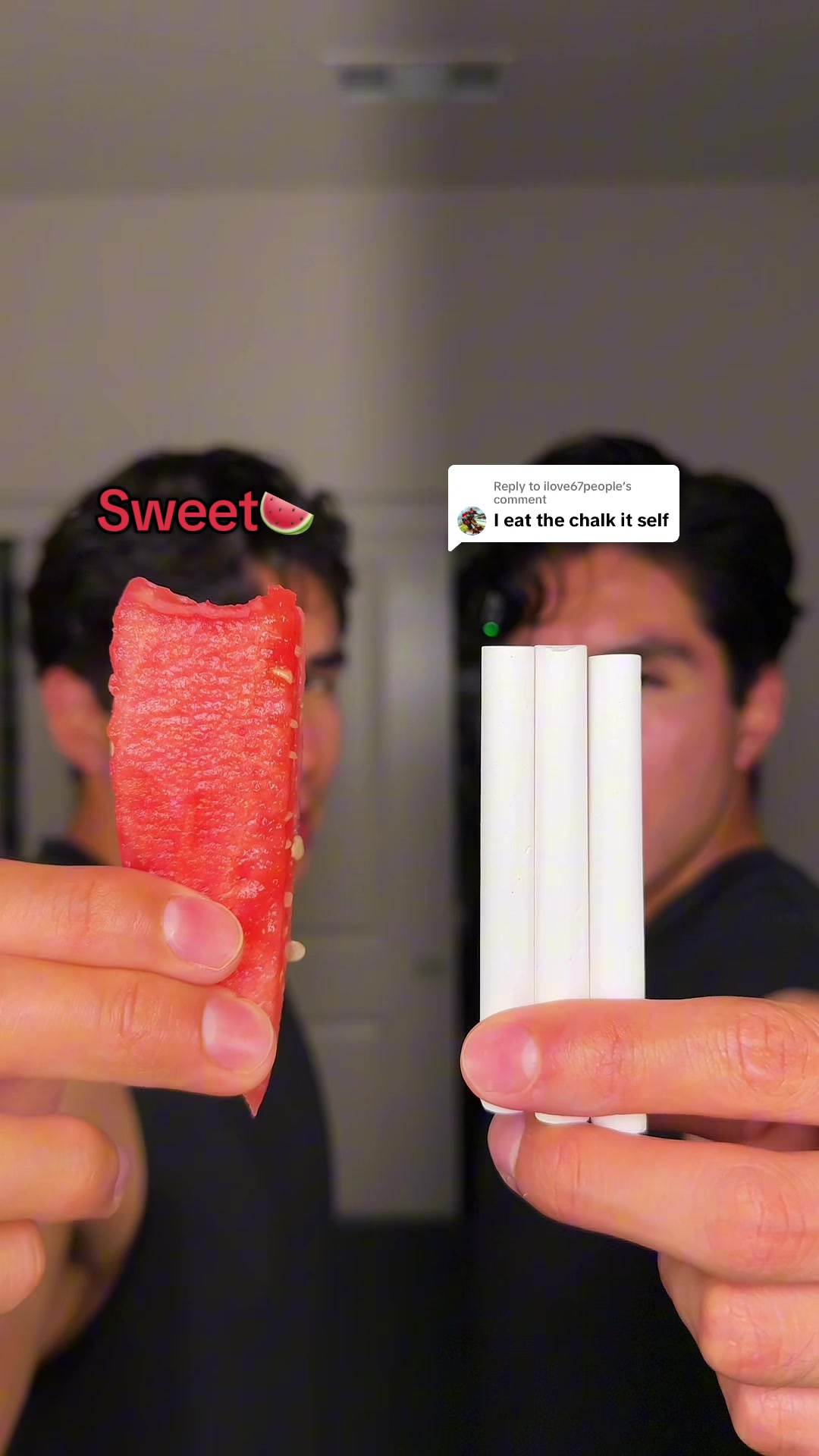 Sweet🍉、I eat the chalk it self TikTok video