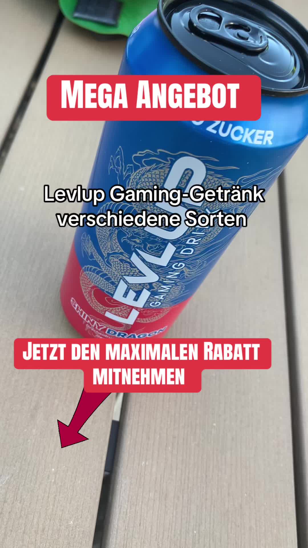 MEGA DEAL, Levlup Gaming Drink with various flavors, grab the maximum discount right… TikTok video